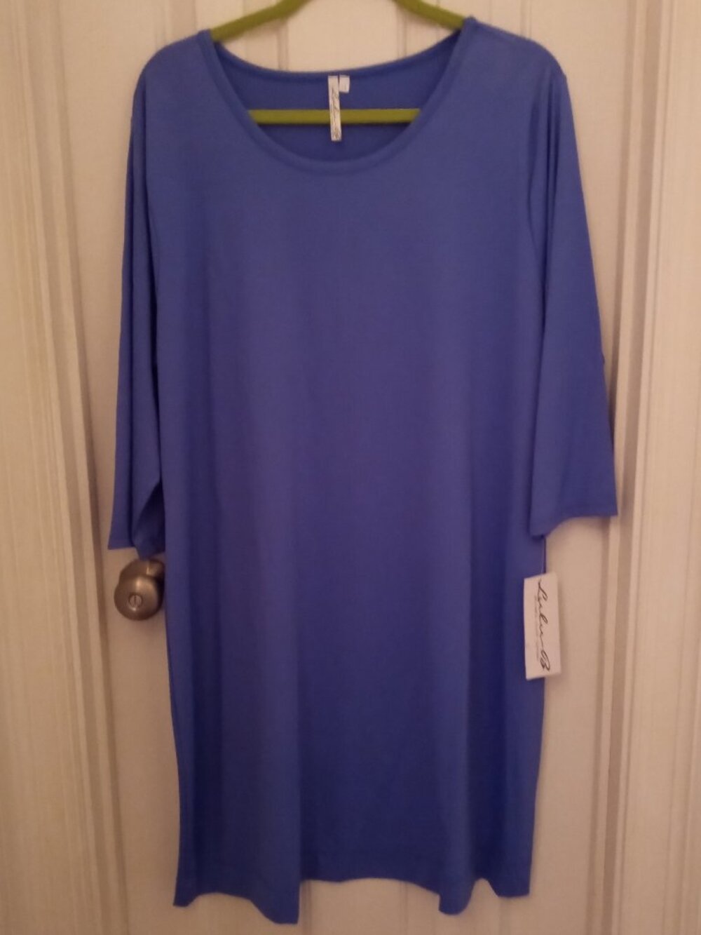 LuLu-B 3/4 Sleeve Travel Dress - 1X - NWT